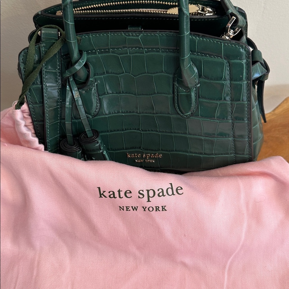 Kate Spade Croc-Embossed Mini Two Way Bag - Picture 9 of 9